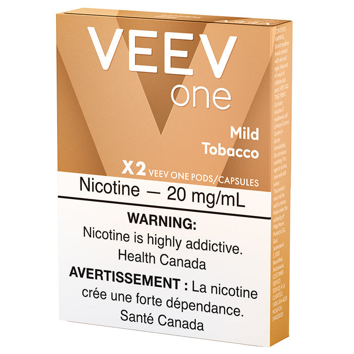 VEEV ONE PODS MILD TOBACCO 1.8% Closed Pods VEEV ONE PODS | Downtown Smokes N Vapes