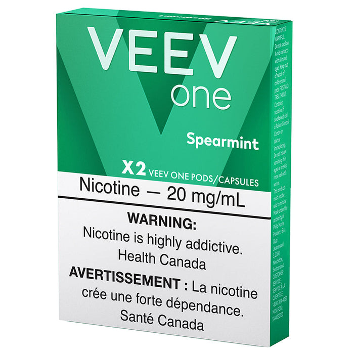 VEEV ONE PODS VEEV ONE SPEARMINT 1.8% Closed Pods VEEV ONE PODS | Downtown Smokes N Vapes