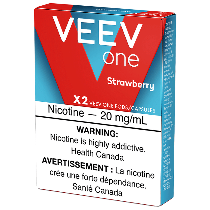 VEEV ONE PODS VEEV ONE STRAWBERRY 1.8% Closed Pods VEEV ONE PODS | Downtown Smokes N Vapes