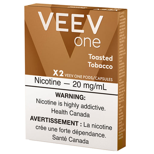 VEEV ONE PODS TOASTED TOBACCO 1.8% Closed Pods VEEV ONE PODS | Downtown Smokes N Vapes