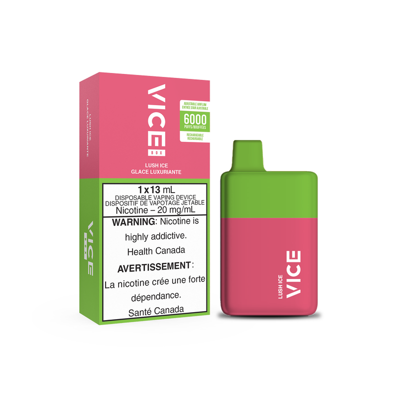 VICE Box LUSH ICE / 20MG Disposables VICE Box | Downtown Smokes N Vapes