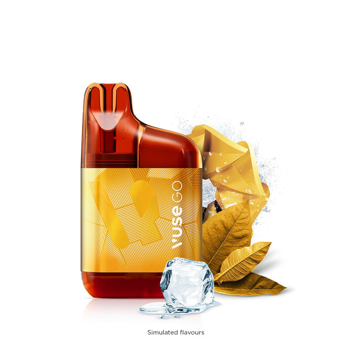 VUSE GO 1000 DISPOSABLE Golden Tobacco Ice Disposables VUSE GO 1000 DISPOSABLE | Downtown Smokes N Vapes