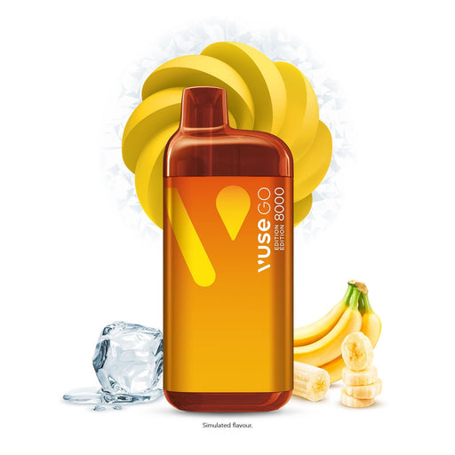 VUSE GO EDITION BANANA ICE 8000 Banana Ice Disposables VUSE GO EDITION BANANA ICE 8000 | Downtown Smokes N Vapes