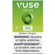 VUSE PODS (Balanced Bold + & Mellow) Apple Sour / 18MG (Balanced) Closed Pods VUSE PODS (Balanced Bold + & Mellow)