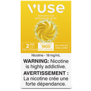 VUSE PODS (Balanced Bold + & Mellow) Banana Ice / 18MG (Balanced) Closed Pods VUSE PODS (Balanced Bold + & Mellow)
