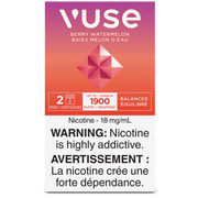 VUSE PODS (Balanced Bold + & Mellow) Berry Watermelon / 18MG (Balanced) Closed Pods VUSE PODS (Balanced Bold + &