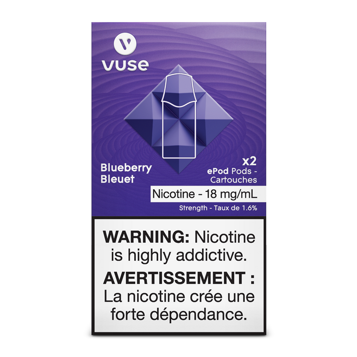 VUSE PODS (Balanced Bold + & Mellow) Blueberry / 18MG (Balanced) Closed Pods VUSE PODS (Balanced Bold + & Mellow)