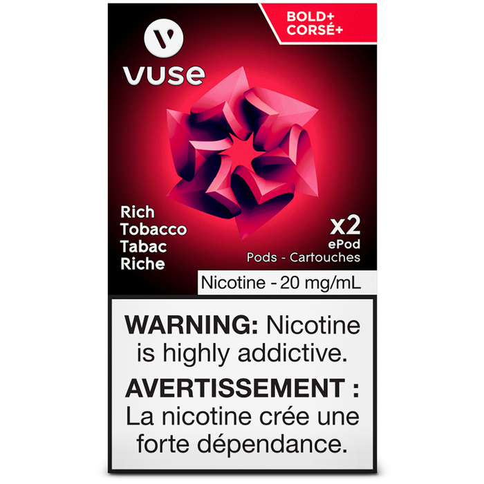 VUSE PODS (Balanced Bold + & Mellow) Bold + Rich Tobacco / 20MG (Bold + ) Closed Pods VUSE PODS (Balanced Bold + &