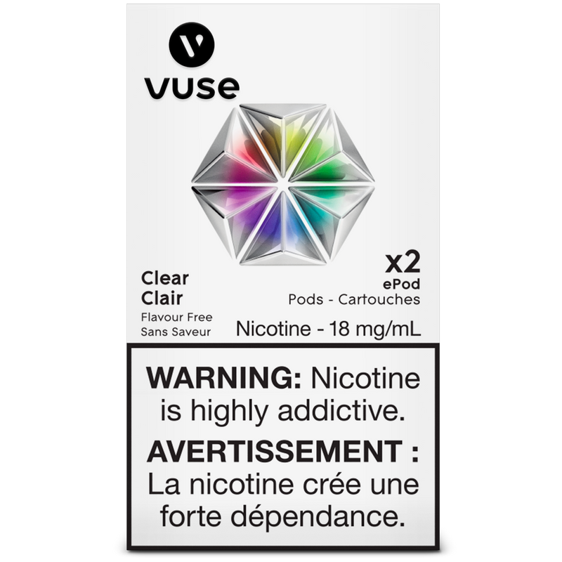 VUSE PODS (Balanced Bold + & Mellow) Clear / 18MG (Balanced) Closed Pods VUSE PODS (Balanced Bold + & Mellow)