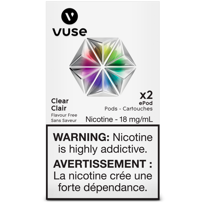 VUSE PODS (Balanced Bold + & Mellow) Clear / 18MG (Balanced) Closed Pods VUSE PODS (Balanced Bold + & Mellow)