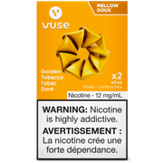 VUSE PODS (Balanced Bold + & Mellow) Golden Tobacco / 12MG (Mellow) Closed Pods VUSE PODS (Balanced Bold + & Mellow)
