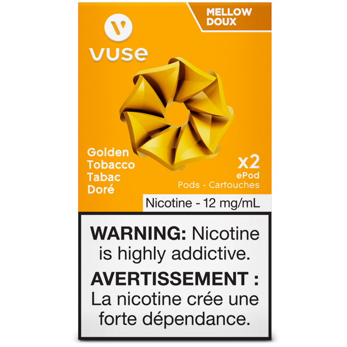 VUSE PODS (Balanced Bold + & Mellow) Golden Tobacco / 12MG (Mellow) Closed Pods VUSE PODS (Balanced Bold + & Mellow)