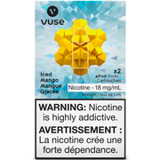 VUSE PODS (Balanced Bold + & Mellow) Iced Mango / 18MG (Balanced) Closed Pods VUSE PODS (Balanced Bold + & Mellow)
