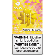 VUSE PODS (Balanced Bold + & Mellow) Lemon Berry / 18MG (Balanced) Closed Pods VUSE PODS (Balanced Bold + & Mellow)