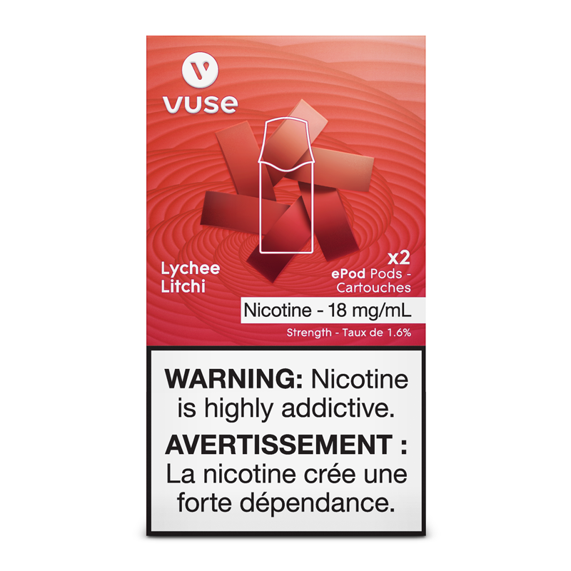 VUSE PODS (Balanced Bold + & Mellow) Lychee / 18MG (Balanced) Closed Pods VUSE PODS (Balanced Bold + & Mellow)