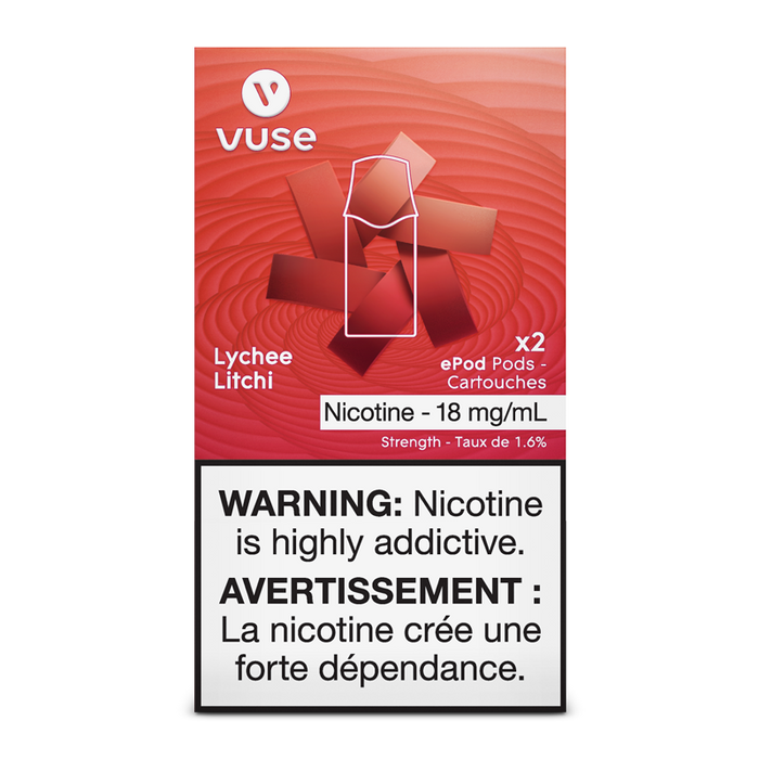 VUSE PODS (Balanced Bold + & Mellow) Lychee / 18MG (Balanced) Closed Pods VUSE PODS (Balanced Bold + & Mellow)