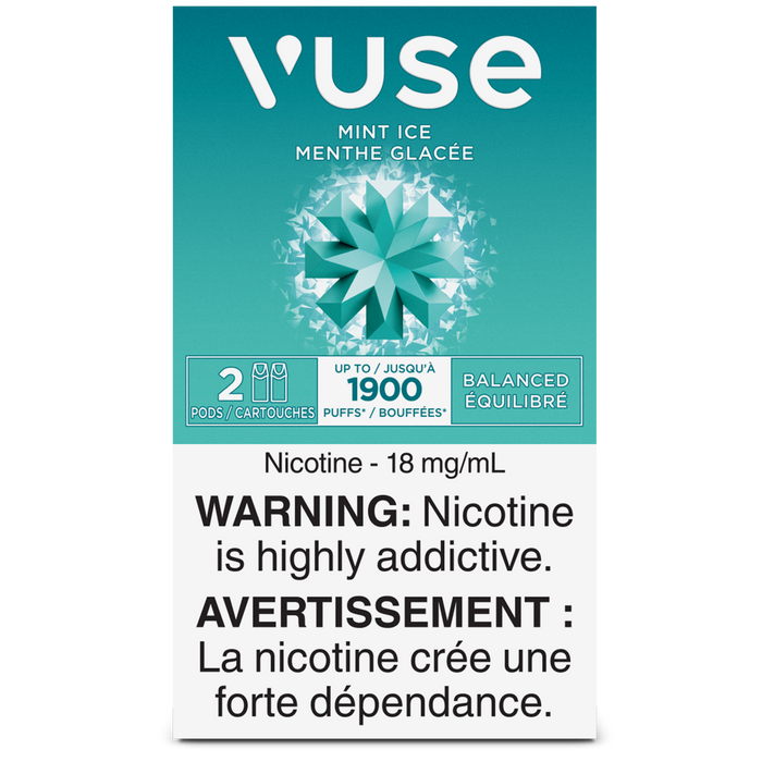 VUSE PODS (Balanced Bold + & Mellow) Mint Ice / 18MG (Balanced) Closed Pods VUSE PODS (Balanced Bold + & Mellow)