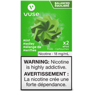 VUSE PODS (Balanced Bold + & Mellow) Mint Medley / 18MG (Balanced) Closed Pods VUSE PODS (Balanced Bold + & Mellow)