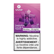 VUSE PODS (Balanced Bold + & Mellow) Passionfruit / 18MG (Balanced) Closed Pods VUSE PODS (Balanced Bold + & Mellow)