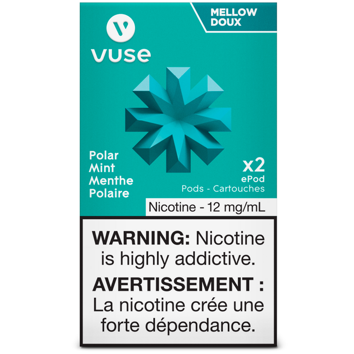 VUSE PODS (Balanced Bold + & Mellow) Polar Mint / 12MG (Mellow) Closed Pods VUSE PODS (Balanced Bold + & Mellow)