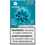 VUSE PODS (Balanced Bold + & Mellow) Polar Mint / 18MG (Balanced) Closed Pods VUSE PODS (Balanced Bold + & Mellow)