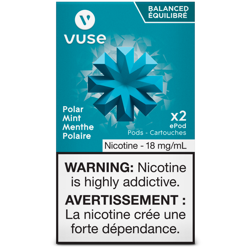 VUSE PODS (Balanced Bold + & Mellow) Polar Mint / 18MG (Balanced) Closed Pods VUSE PODS (Balanced Bold + & Mellow)