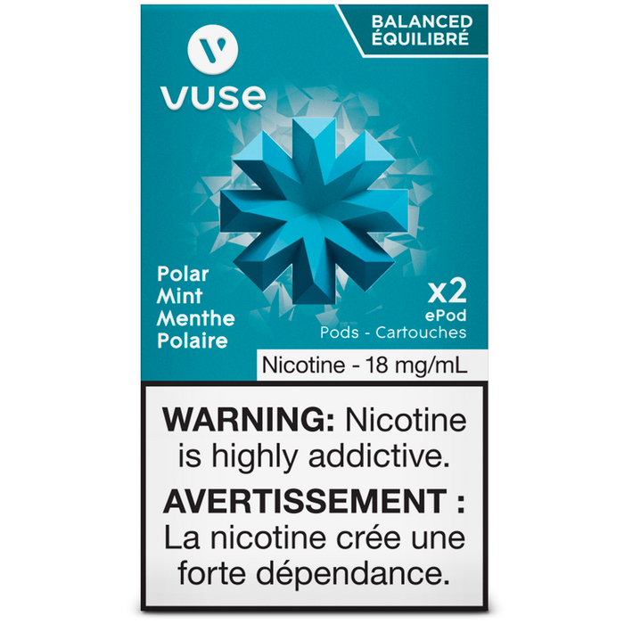 VUSE PODS (Balanced Bold + & Mellow) Polar Mint / 18MG (Balanced) Closed Pods VUSE PODS (Balanced Bold + & Mellow)