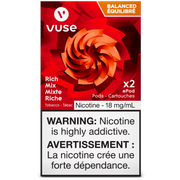 VUSE PODS (Balanced Bold + & Mellow) Rich Tobacco / 18MG (Balanced) Closed Pods VUSE PODS (Balanced Bold + & Mellow)