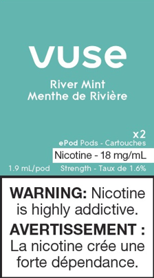 VUSE PODS (Balanced Bold + & Mellow) River Mint / 18MG (Balanced) Closed Pods VUSE PODS (Balanced Bold + & Mellow)