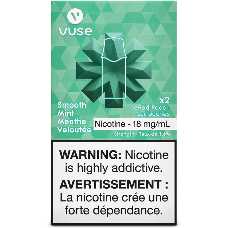 VUSE PODS (Balanced Bold + & Mellow) Smooth Mint / 18MG (Balanced) Closed Pods VUSE PODS (Balanced Bold + & Mellow)