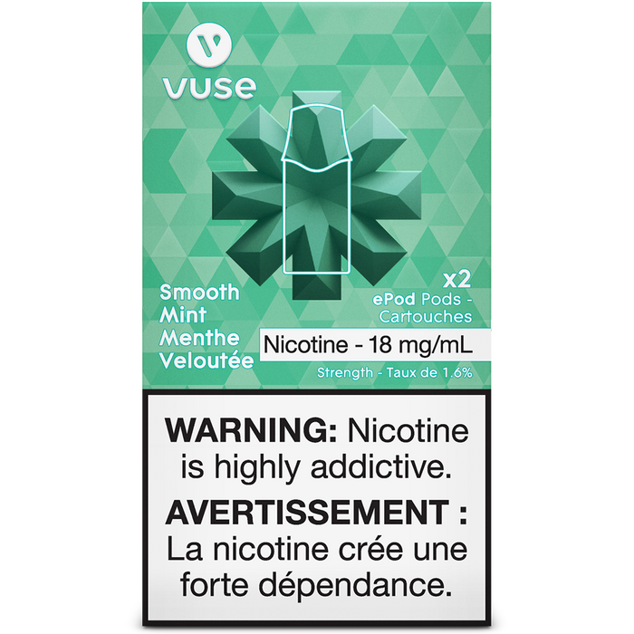 VUSE PODS (Balanced Bold + & Mellow) Smooth Mint / 18MG (Balanced) Closed Pods VUSE PODS (Balanced Bold + & Mellow)