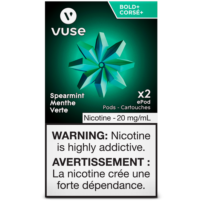 VUSE PODS (Balanced Bold + & Mellow) Spearmint / 20MG (Bold + ) Closed Pods VUSE PODS (Balanced Bold + & Mellow)