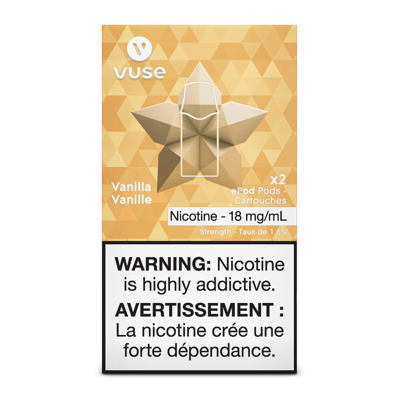 VUSE PODS (Balanced Bold + & Mellow) Vanilla / 18MG (Balanced) Closed Pods VUSE PODS (Balanced Bold + & Mellow)