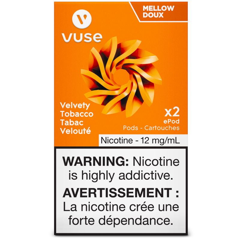 VUSE PODS (Balanced Bold + & Mellow) Velvety Tobacco / 12MG (Mellow) Closed Pods VUSE PODS (Balanced Bold + & Mellow)