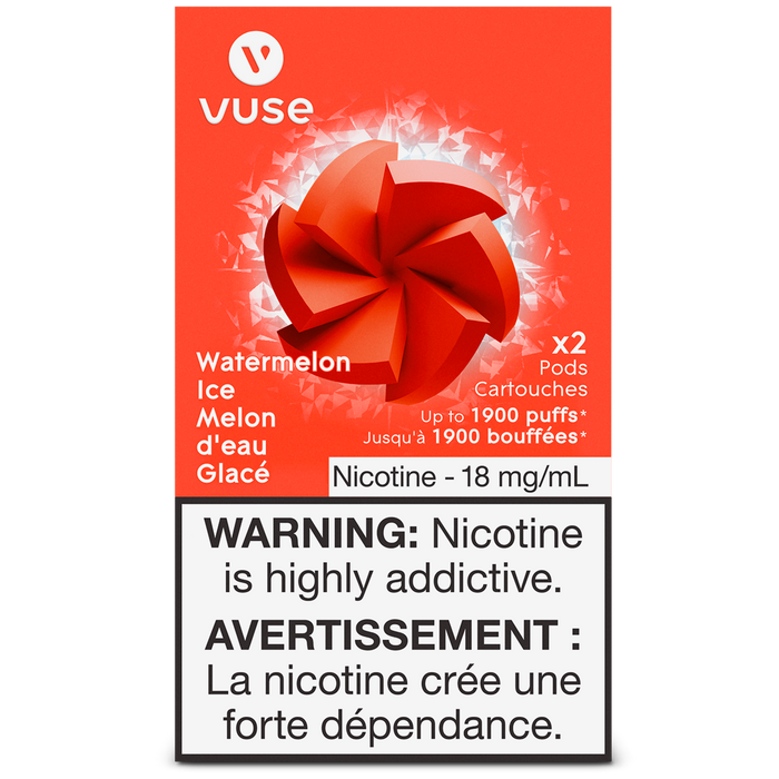 VUSE PODS (Balanced Bold + & Mellow) Watermelon Ice / 18MG (Balanced) Closed Pods VUSE PODS (Balanced Bold + & Mellow)