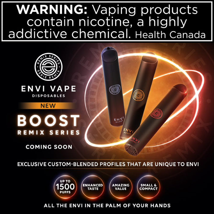 Envi Boost ( Out of British Columbia Only) - Downtown Smokes N Vapes