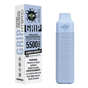 POP HYBRID Grip Mesh 5500 Puff Disposable (Out of British Columbia Only) - Downtown Smokes N Vapes