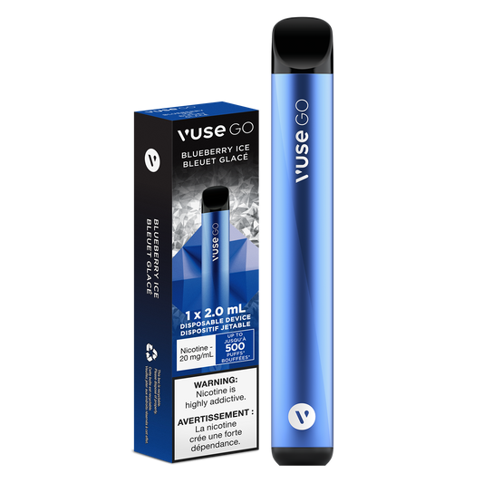 Vuse Go Disposable Blueberry Ice 20mg - Downtown Smokes N Vapes