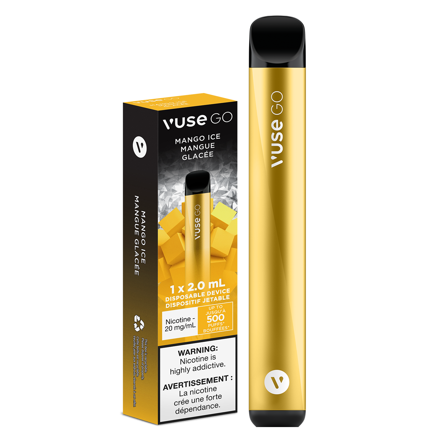 Vuse Go Disposable Mango Ice 20mg - Downtown Smokes N Vapes