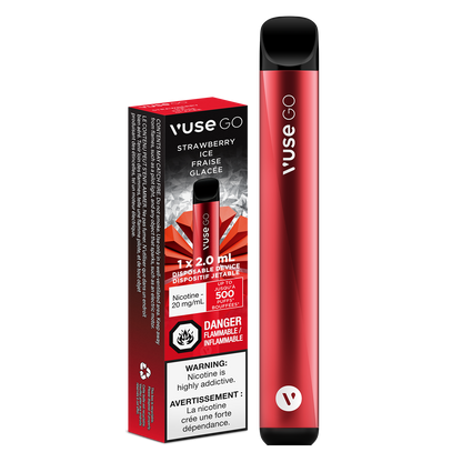 Vuse Go Disposable Strawberry Ice 20mg - Downtown Smokes N Vapes