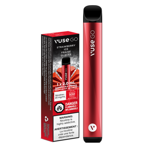 Vuse Go Disposable Strawberry Ice 20mg - Downtown Smokes N Vapes